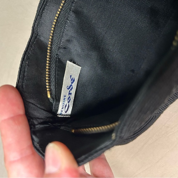 VTG 1940’s Genuine Corde Black Clutch Evening Bag EUC - Picture 6 of 9